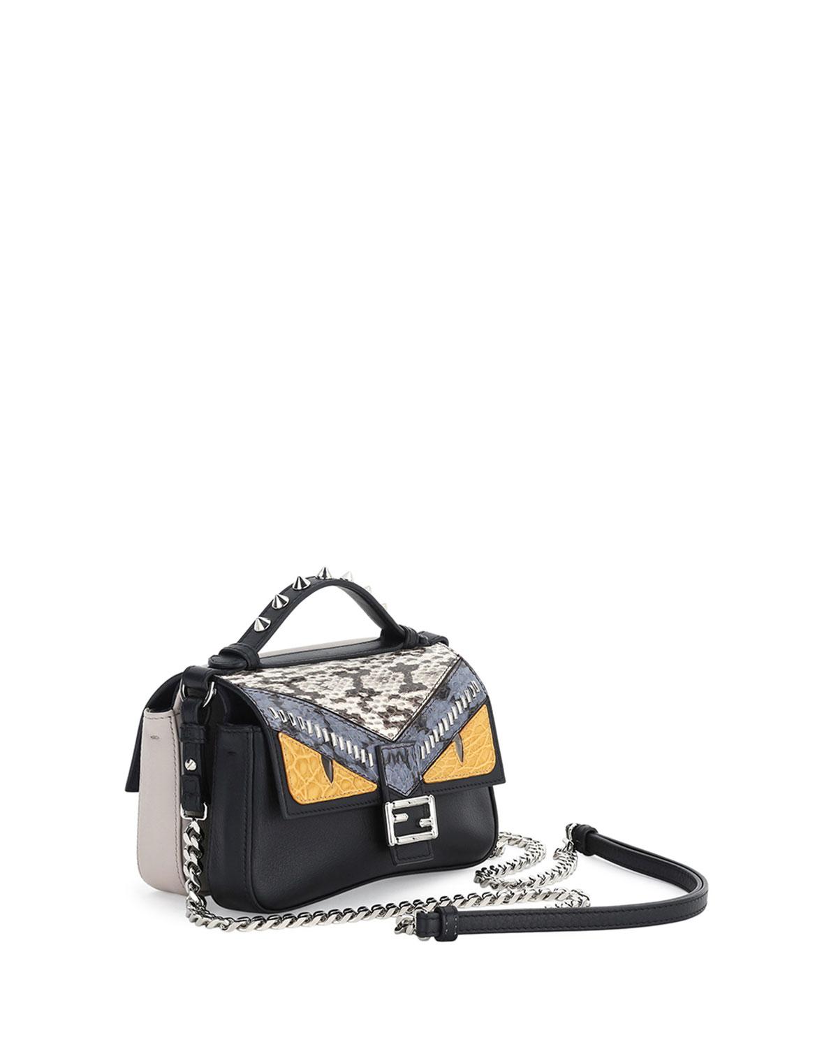 fendi micro baguette monster